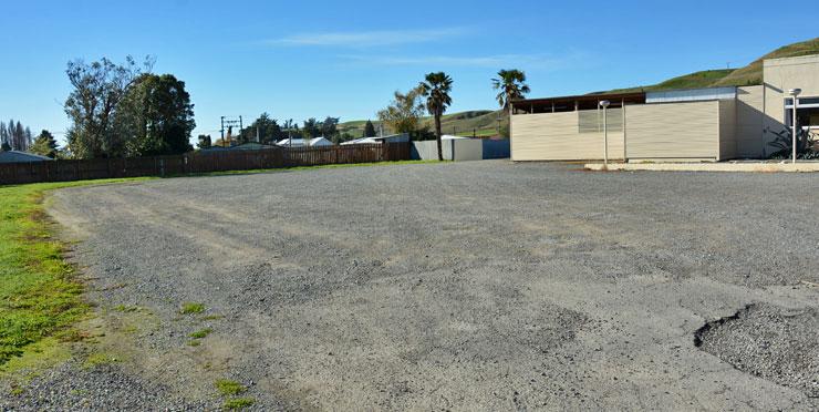 Tavern parking area