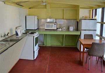 Kitchen and dining area