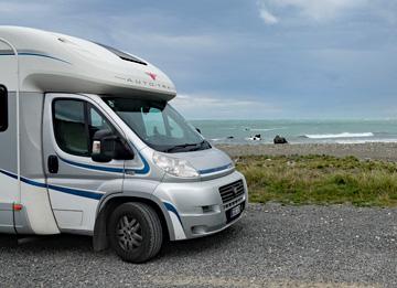 Parking overlooking Okiwi Bay