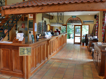 The bar for the French Farm cafe