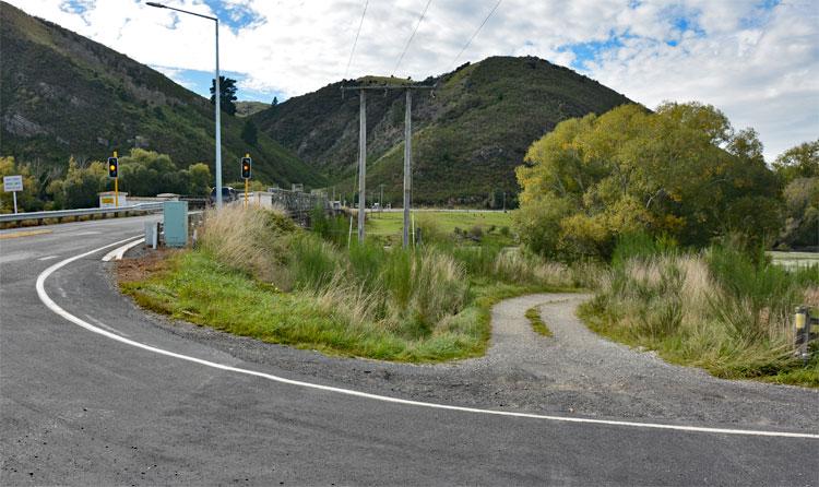 Access to the parking area