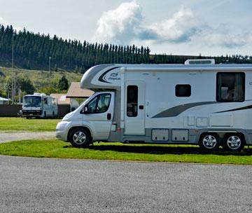 On-grass parking