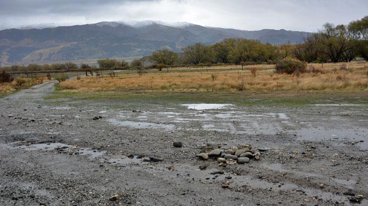 Parking area at Lindis Crossing