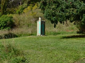 Long-drop toilet