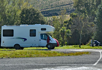 Parking in the reserve