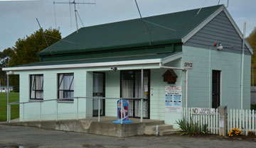 The campsite office