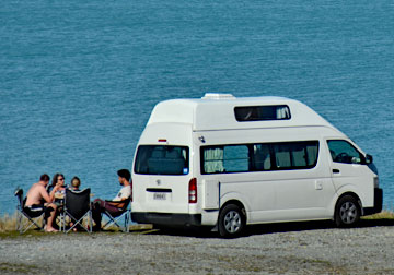 Picnicking by the lake