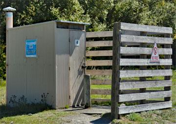 Campsite toilet