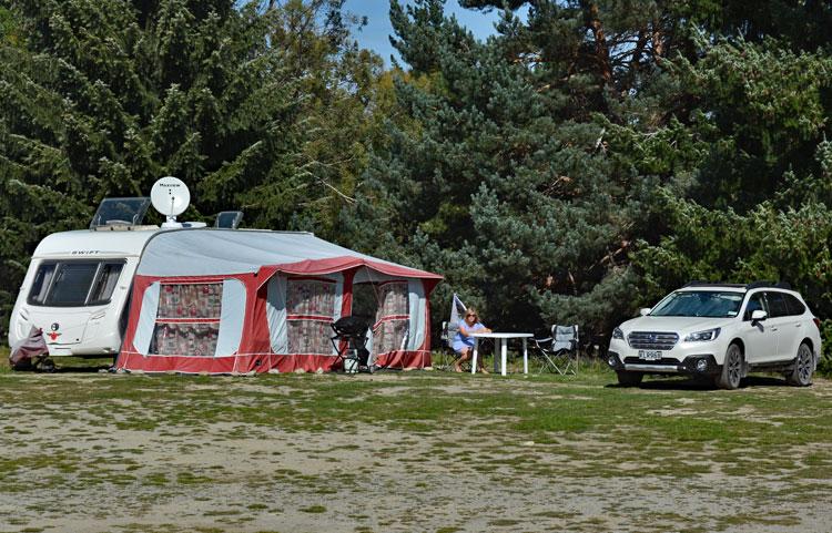 Caravan and tent parking