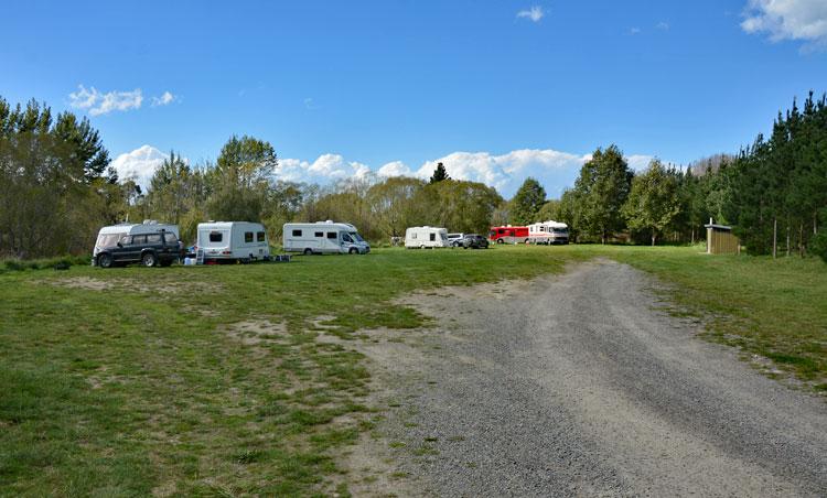 Freedom camping at O'Neils Reserve