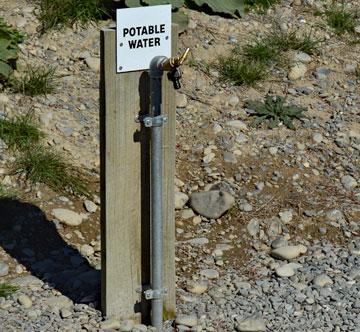 Drinking (potable) water available