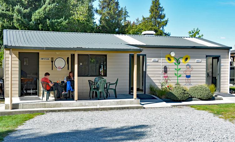 Holiday Park kitchen, shower and toilet facilities