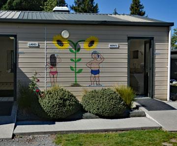 Shower and toilet facilities