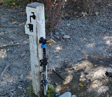 Fresh drinking water available