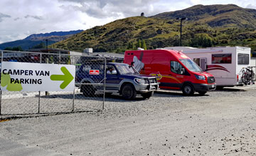 Campervan parking