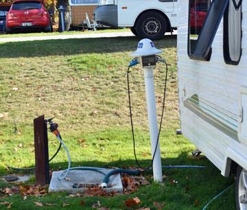 Grey water disposal as well as power and fresh water