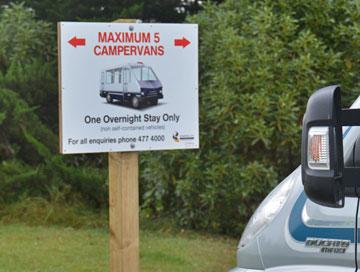 Campervan sign