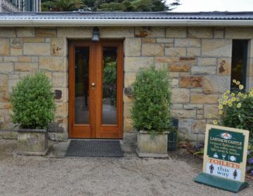 Cafe entrance