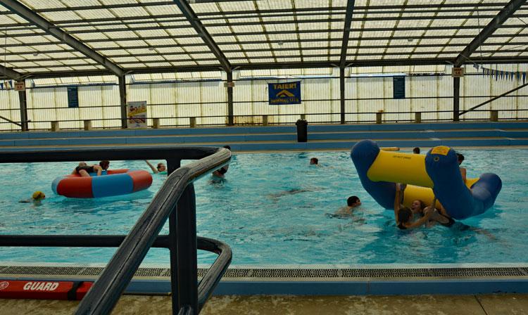 Swimming in the pool complex