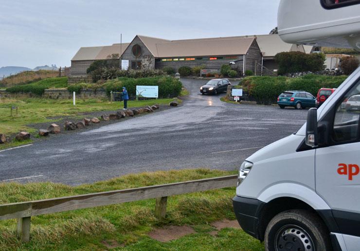 The Royal Albatross Centre from the carpark