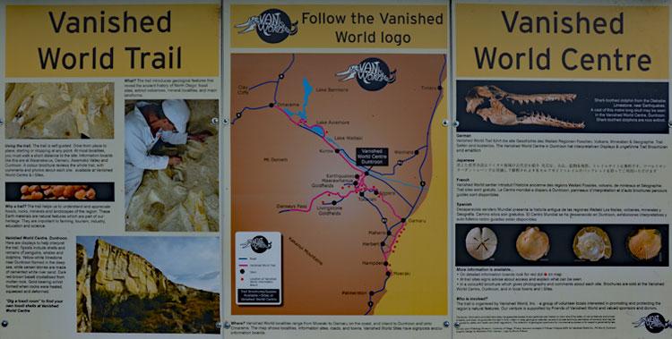 Vanished Word Trail sign