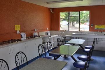 Kitchen and dining area