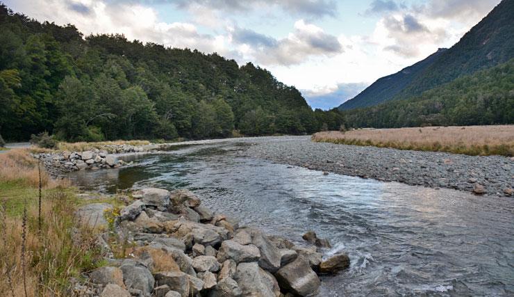 The Eglinton River at Mackay Creek