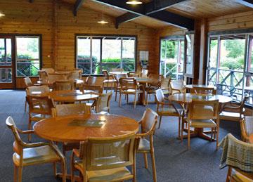 Spacious dining area