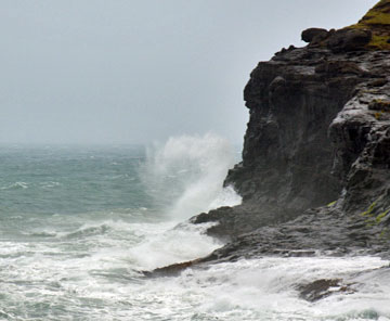 Rugged coastline