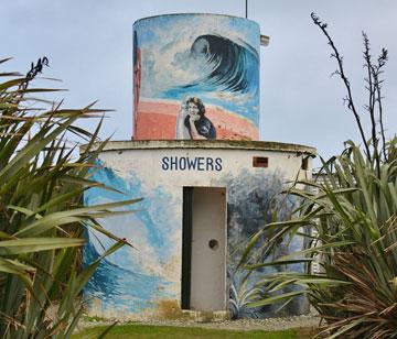 Campsite showers