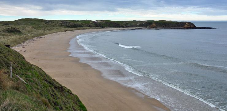 View from the hilltop reserve