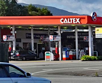 Caltex service station