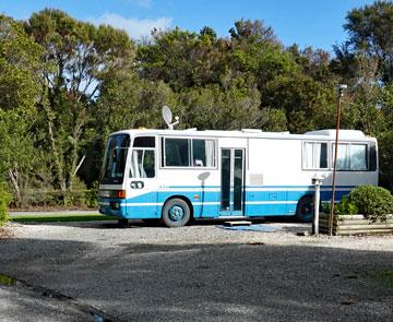 Powered site parking