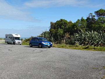 Parking in the rest area