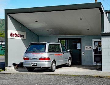 Entrance to the Club building