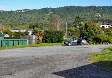 Large sealed parking area