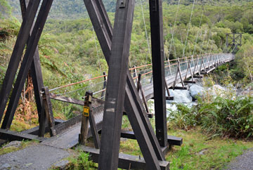 Historic bridge across the river