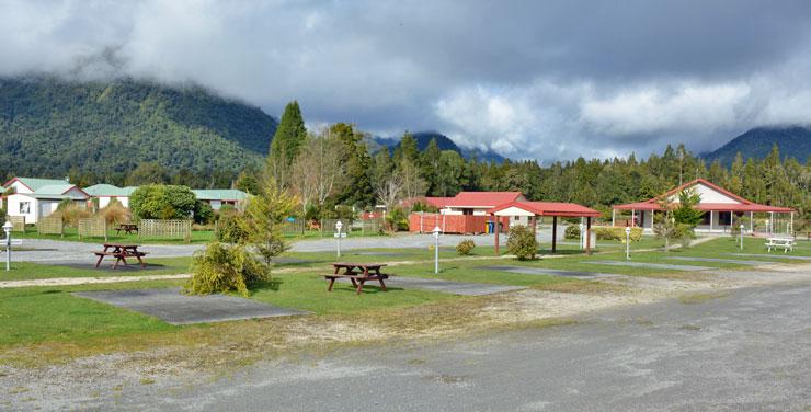 Franz Josef Top 10 parking area