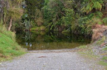 Boat ramp at MacDonalds Creek