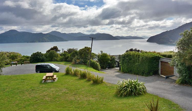 View over Queen Charlotte Sounds