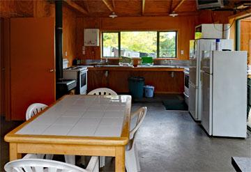 Inside the kitchen