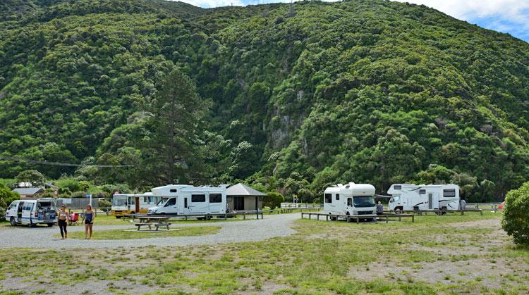 Campsite parking