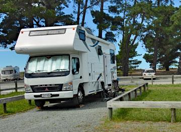 Campsite parking