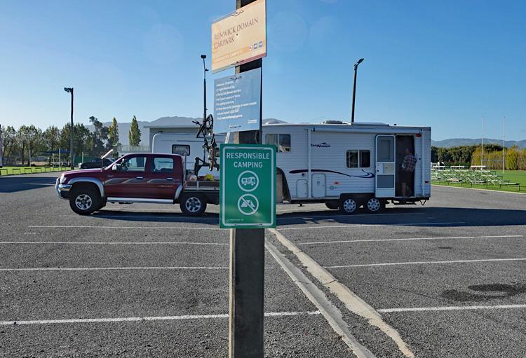 Designated parking areas