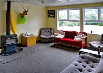 Lounge area next to the kitchen