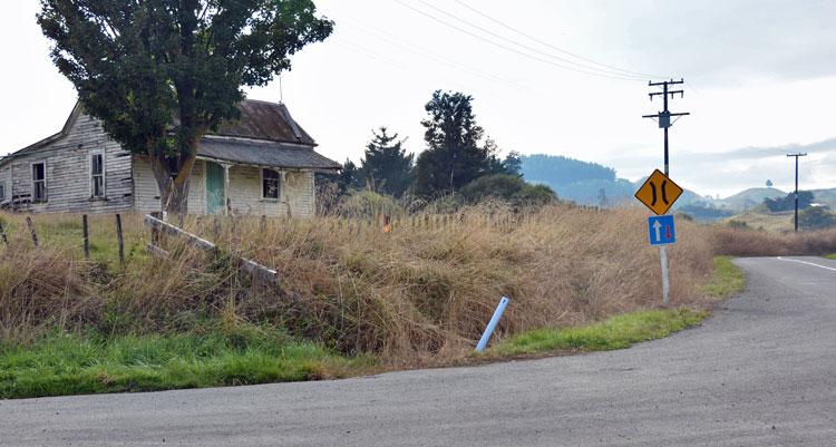 The house across the road