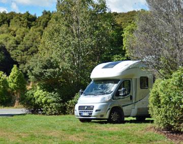 Campsite parking