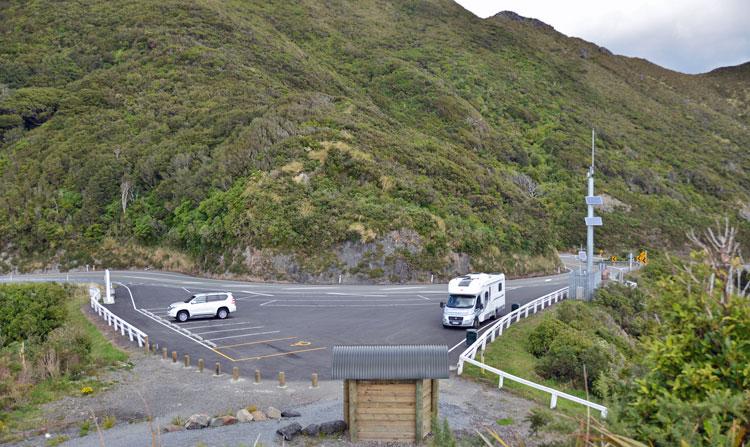 Rimutaka Summit parking area