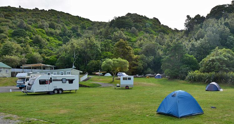 Campsite parking