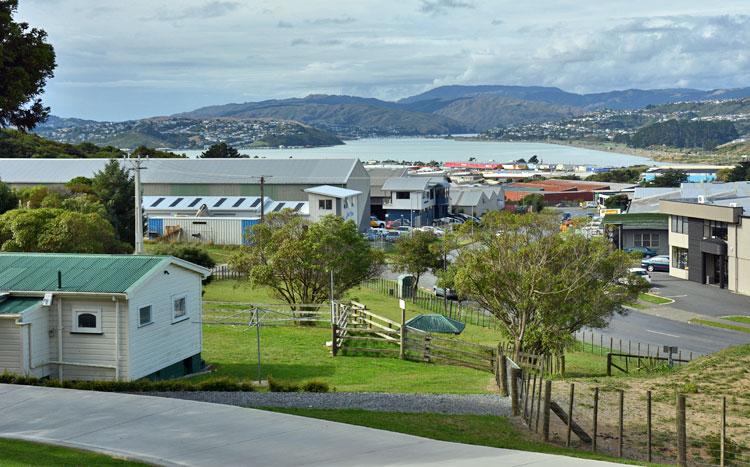 View out over the harbour